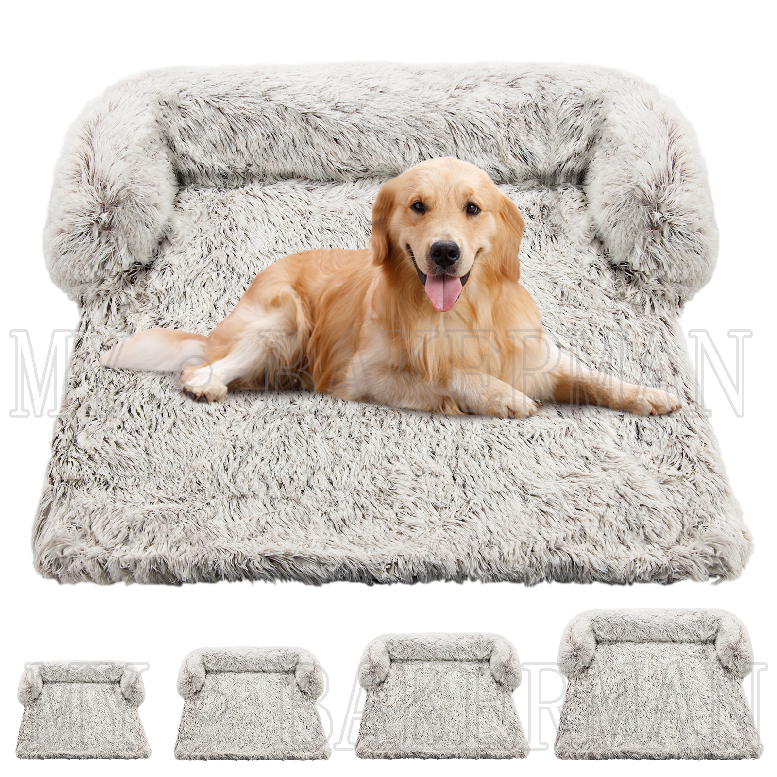1160162594 1 - Large Plush Dog Sofa Bed Couch Protector - thepamperedpooch-co, pet-beds, dog-beds