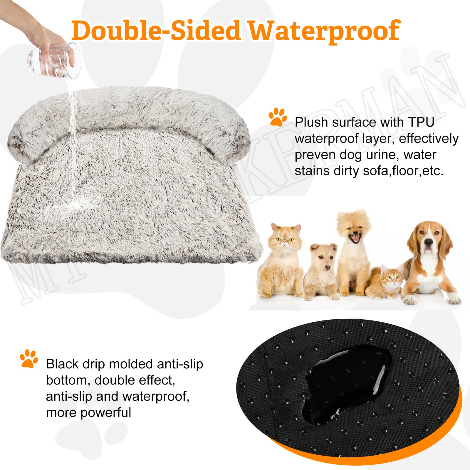 1315672848 1 - Large Plush Dog Sofa Bed Couch Protector - thepamperedpooch-co, pet-beds, dog-beds