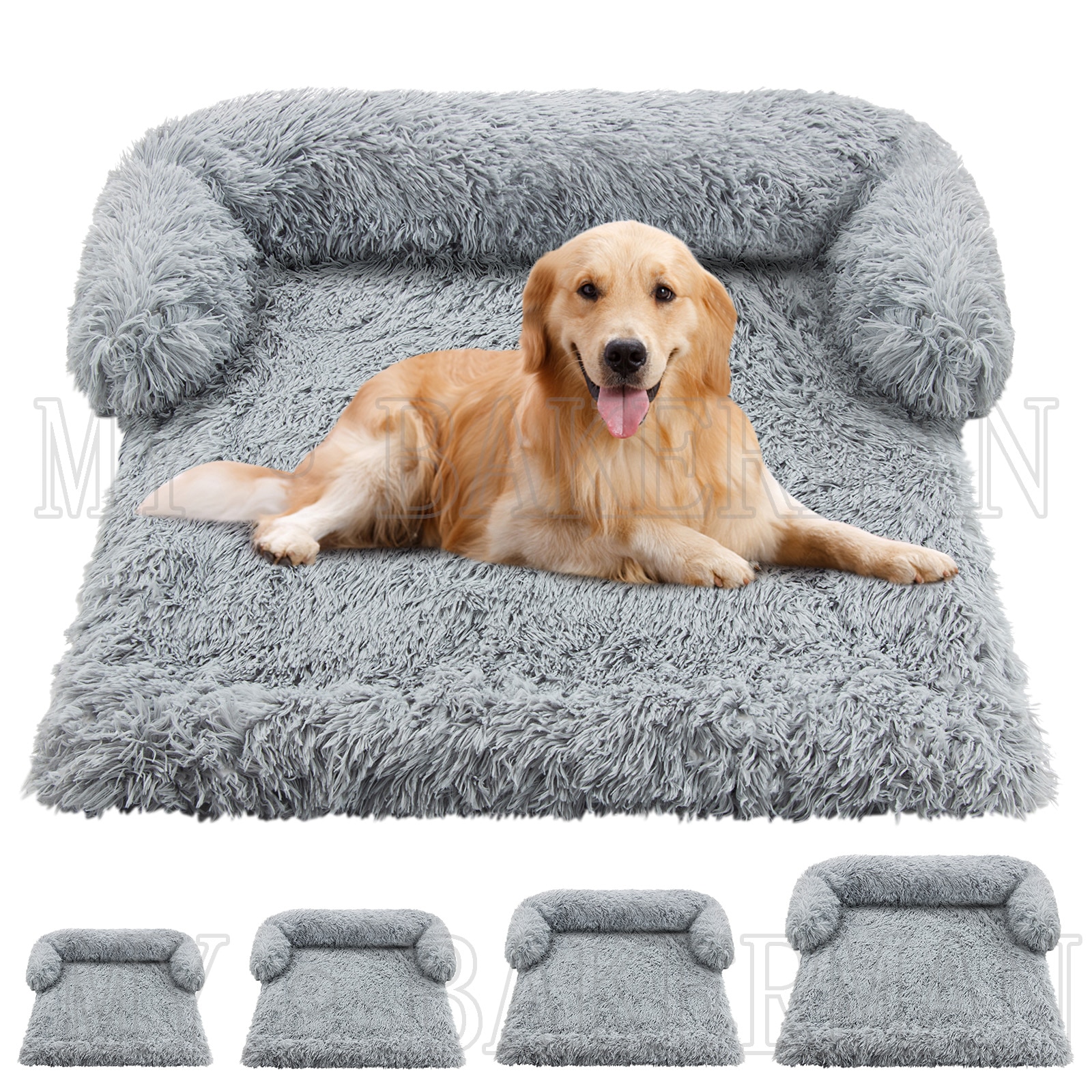 1715871012 1 - Large Plush Dog Sofa Bed Couch Protector - thepamperedpooch-co, pet-beds, dog-beds