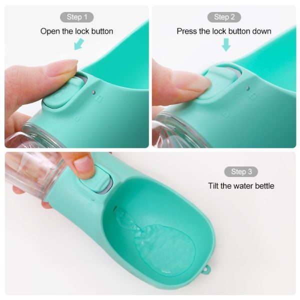Pampered Pooch Portable Pet Water Bottle